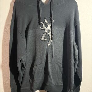 Men’s 2XL Black Browning Outdoor, Hunting, Country long Sleeve Hoodie